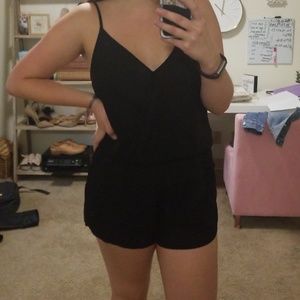 Satin romper